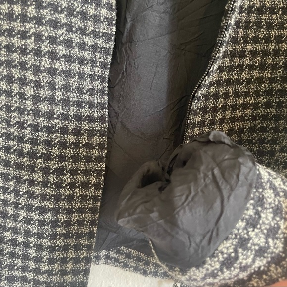 Jones Wear woman's jacket size 8 hounds-tooth full zip business casual career - Picture 8 of 10